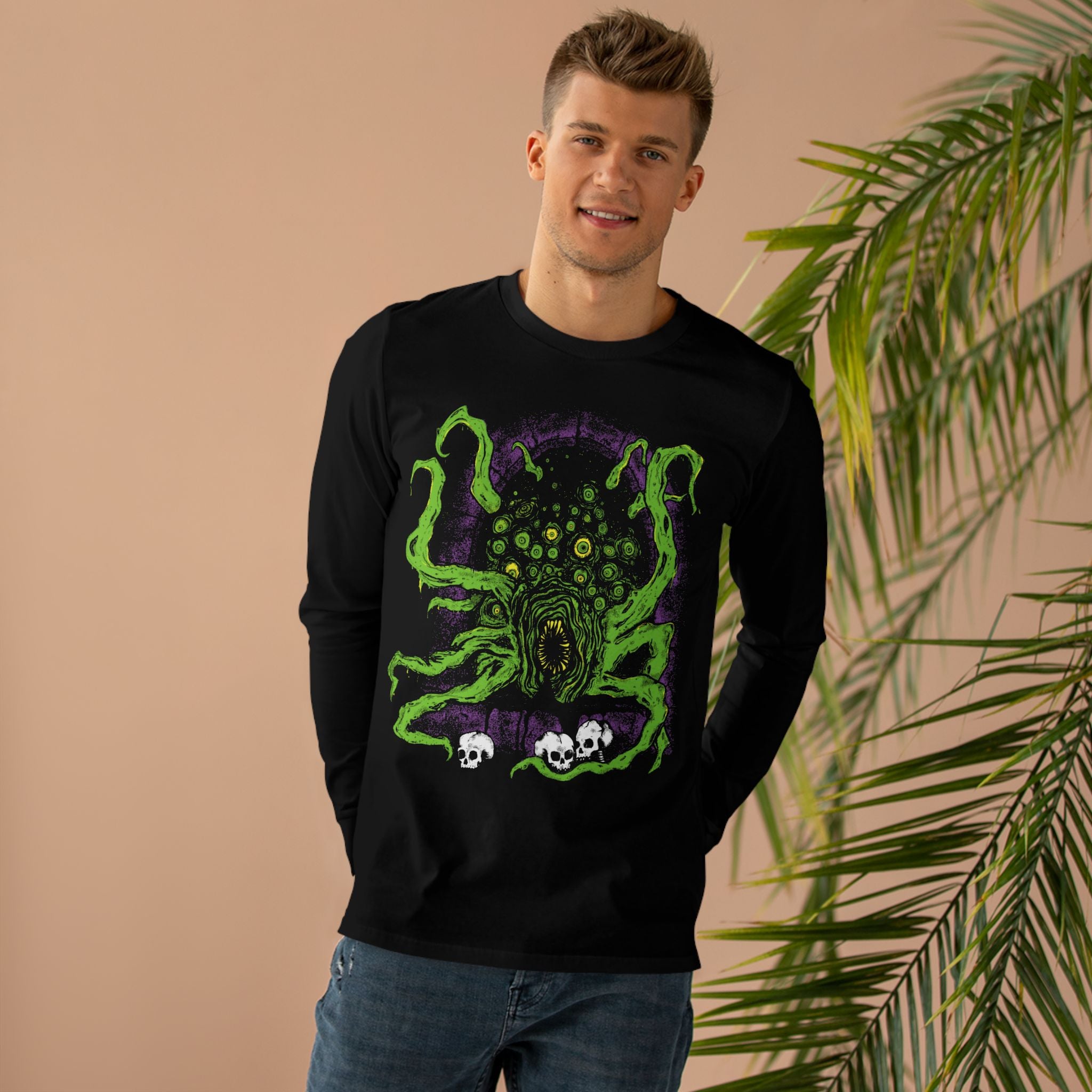The Formless Devourer Retro Longsleeve Tee